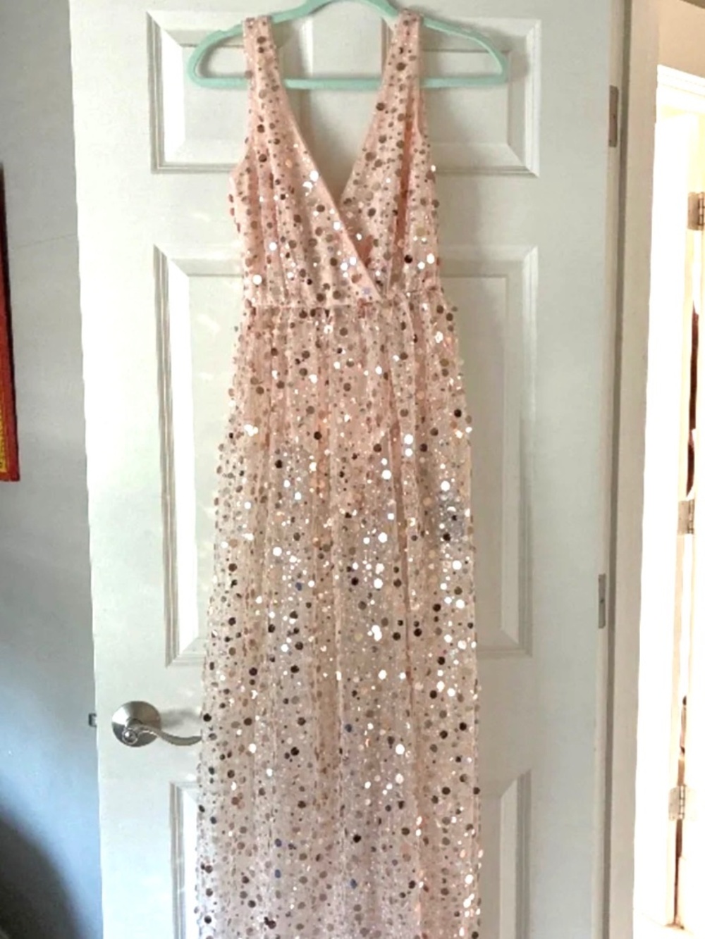 Sequin sleeveless dress